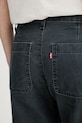 Levi's hlače ženske od pamuka SUPERLOW LOOSE CARGO ND 005FX.0002 crna