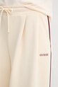 Guess spodnie dresowe damskie JASMINE beżowy V6GB01.K2914