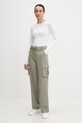 Guess брюки карго женские X NORTH SAILS W6GB01.W1416 зелёный SS26