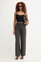 Guess spodnie damskie z lyocellem DALIA W6GB07.W1781 szary SS26