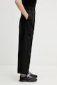 Y-3 spodnie WEQT WIDE PANTS czarny KD9183