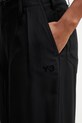 Y-3 W UT WL PNT spodnie z wiskozy damskie czarny KH3206