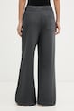 Ρούχα Marimekko Παντελόνι επίσημο γυναικείο βαμβακερό 095059 γκρί