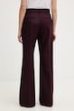 Odzież Max&Co. spodnie damskie z dodatkiem wełny MCOESTROSO 2616131032200 fioletowy