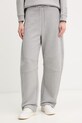 MAX&Co. spodnie dresowe bawełniane MCOALCE bawełna szary 2616781031200