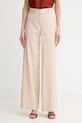 Max&Co. nohavice dámske s ľanom MCOGIURATO béžová 2616131034200