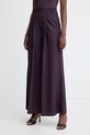 Max&Co. брюки-палаццо женские с вискозой MCOMAGENTA фиолетовой 2616131064200