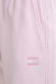 Tommy Jeans spodnie dresowe damskie bawełniane różowy DW0DW22780