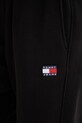 Tommy Jeans teplákové nohavice dámske bavlnené čierna DW0DW22780