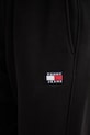Tommy Jeans teplákové nohavice dámske bavlnené čierna DW0DW22780