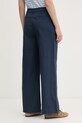 Odzież U.S. Polo Assn. spodnie damskie z bawełną FULL LENGTH WIDE LEG WUP2260 granatowy