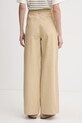 Odzież U.S. Polo Assn. spodnie damskie z bawełną FULL LENGTH WIDE LEG WUP2260 beżowy