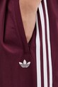 adidas Originals teplákové nohavice dámske s bavlnou KY5187 burgundské