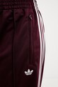 adidas Originals teplákové nohavice dámske Firebird burgundské KZ2509