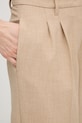 Marc Aurel spodnie straight damskie beżowy 1224A11085