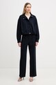 Marc Aurel spodnie damskie 1295A11104 granatowy SS26