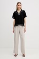 Marc Aurel spodnie damskie 1311A11093 beżowy SS26
