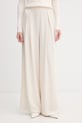 Gaudi spodnie damskie beżowy 611FD25029