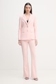 Gaudi spodnie garniturowe damskie 611FD25032 różowy SS26