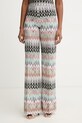 Missoni spodnie palazzo damskie beżowy DS26SI09.BR014Z