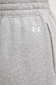 Under Armour spodnie dresowe damskie z bawełną Rival Fleece 6012293 szary