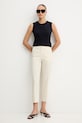 BOSS spodnie Tecarino2 50555621 beżowy SS26