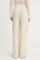 Odzież BOSS spodnie cargo damskie z wiskozą Tianamia1 50556626 beżowy