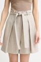 BOSS pantaloni scurți pentru femei, din in Tojuna bej 50558545