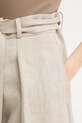 BOSS pantaloni scurți pentru femei, din in Tojuna bej 50558545