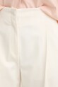 BOSS spodnie damskie z wiskozą Tulotta beżowy 50562199