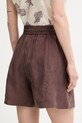 Ρούχα BOSS σορτς γυναικεία από lyocell Tomica 50568332 καφέ