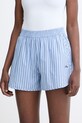BOSS Orange szorty damskie bawełniane C Tiplyna niebieski 50559232