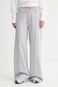 HUGO Blue spodnie dresowe damskie bawełniane szary 50563763