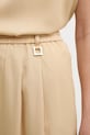 Joop! spodnie damskie z lyocellem beżowy 30100669