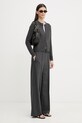 rag & bone spodnie garniturowe damskie wełniane Irina RA1R25H7MTA szary SS26