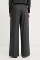 Odzież rag & bone spodnie garniturowe damskie wełniane Irina RA1R25H7MTA szary