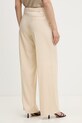 Odzież HUGO spodnie garniturowe damskie z dodatkiem lnu Halati 50559839 beżowy