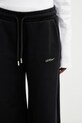 Off-White Bookish Reg spodnie dresowe bawełniane damskie czarny 2CH022S26FLE001