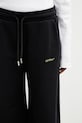 Off-White Bookish Reg spodnie dresowe bawełniane damskie czarny 2CH022S26FLE001