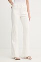 MUNTHE jeansy flare damskie BELLANOR beżowy 261143326103