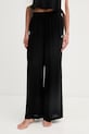 Karl Lagerfeld spodnie damskie z wiskozy czarny B2W46037