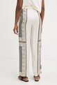 Îmbrăcăminte Karl Lagerfeld pantaloni pentru femei, cu vâscoză B2W10025 bej