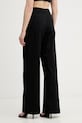 Oblečení Karl Lagerfeld kalhoty ženské bavlněné B2W10134 černá