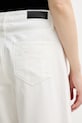 Karl Lagerfeld jeansy wide leg damskie beżowy B2W10043