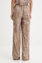Oblačila Blugirl Blumarine hlače ženske RA6038.TS121 bež