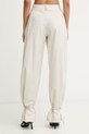 Odzież La Mania spodnie damskie z lnem JOAN JOAN beżowy