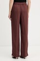 Odzież Gant spodnie damskie z lnem 4150381 brązowy