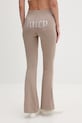Odzież Juicy Couture spodnie dresowe damskie z bawełną APOLLO JCWBJ126309 brązowy