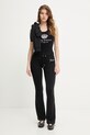 Juicy Couture dámske tepláky s bavlnou APOLLO JCWBJ126309 čierna SS26