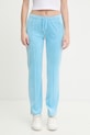Abbigliamento Juicy Couture Pantaloni da tuta da donna in velluto TINA COL OUT TR JCWBJ126327 blu